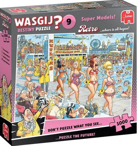 Wasgij Destiny 9 RETRO - Topmodellen - 1000 stukjes, Ophalen of Verzenden, 500 t/m 1500 stukjes, Nieuw, Legpuzzel