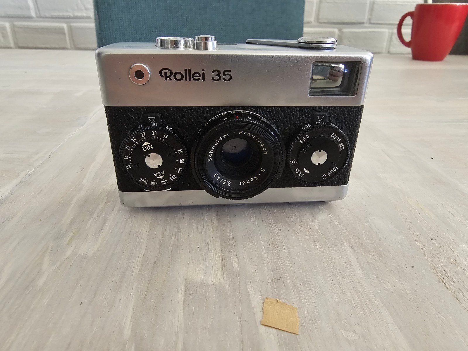 Rollei 35 s-Xenar  Camera - Vintage Analoge Fotografie, Audio, Tv en Foto, Fotocamera's Analoog, Ophalen of Verzenden, Gebruikt