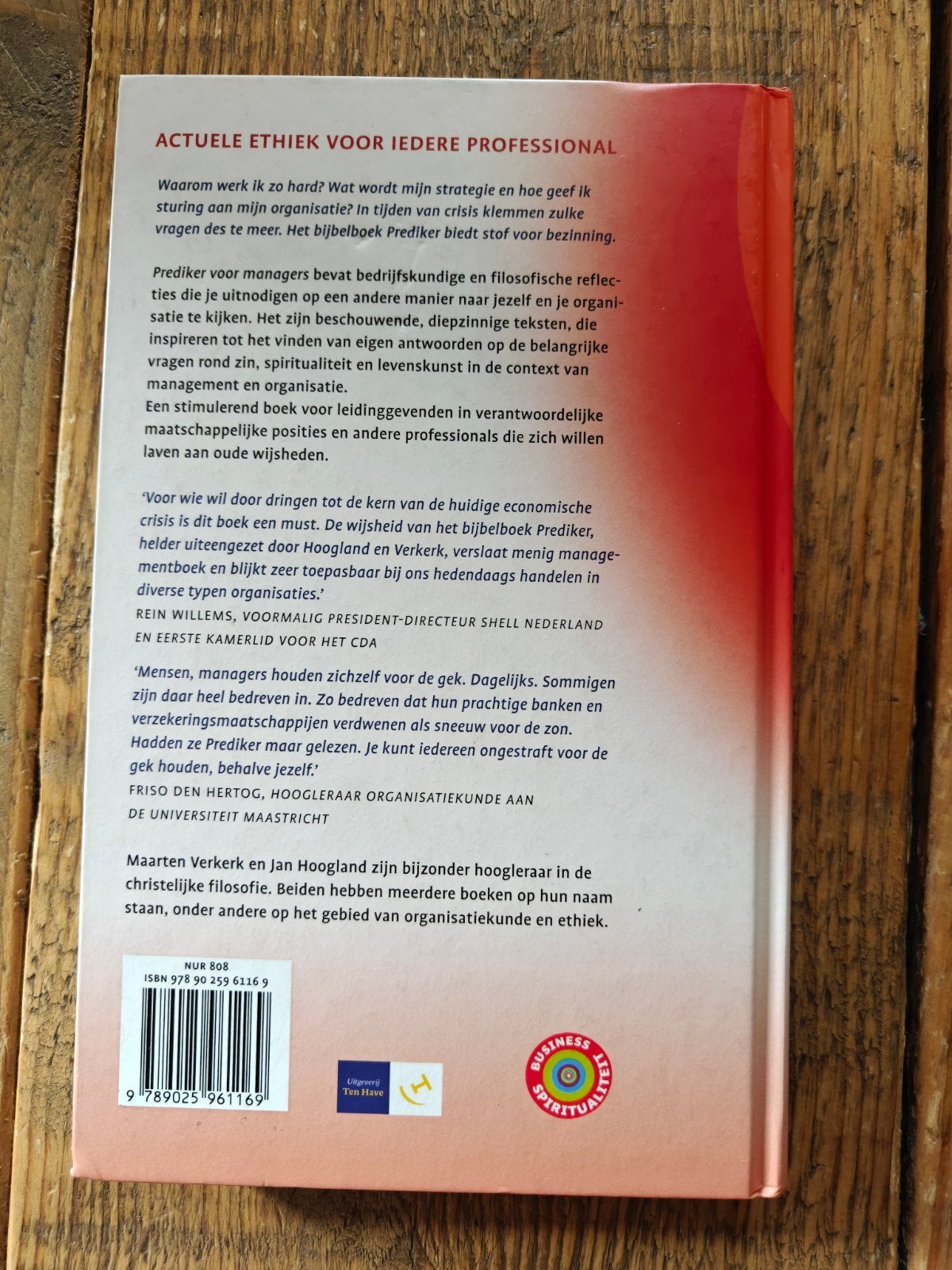 Prediker voor managers., Ophalen of Verzenden