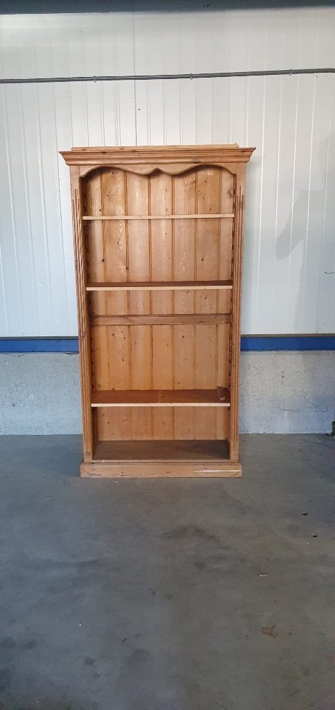 Oud grenen boekenkast, Gebruikt, 25 tot 50 cm, 50 tot 100 cm, Ophalen of Verzenden
