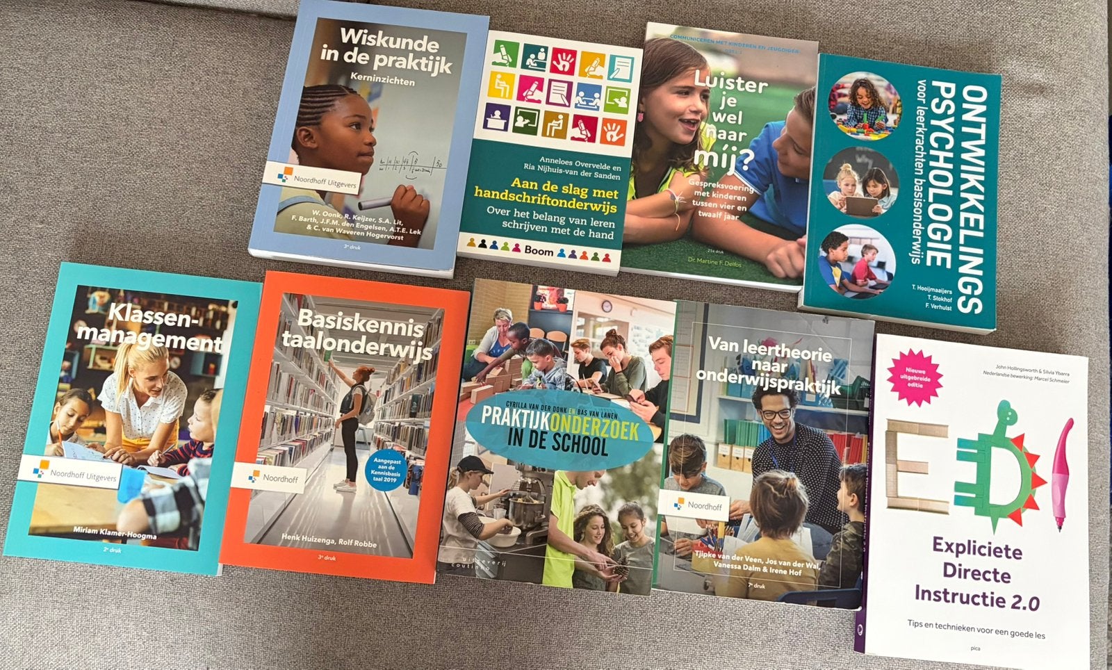 Grote collectie Pabo boeken - Diverse vakken en niveaus, Ophalen of Verzenden, Gelezen, Overige niveaus, Aardrijkskunde