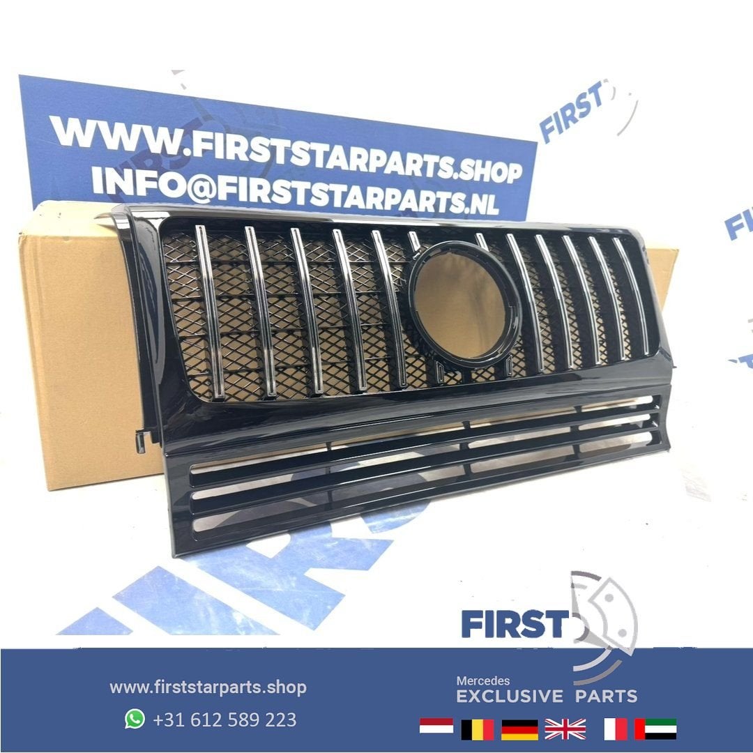 W463 G KLASSE AMG STYLE GRIL ZWART AMG 63 LINE G WAGON G63 /, Gebruikt, -, Ophalen of Verzenden, -
