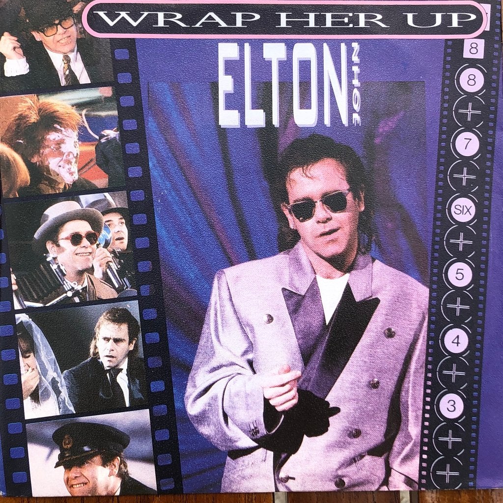 1985	Elton John               	Wrap Her Up, Fotohoes, 7 inch, Ophalen of Verzenden, Zo goed als nieuw