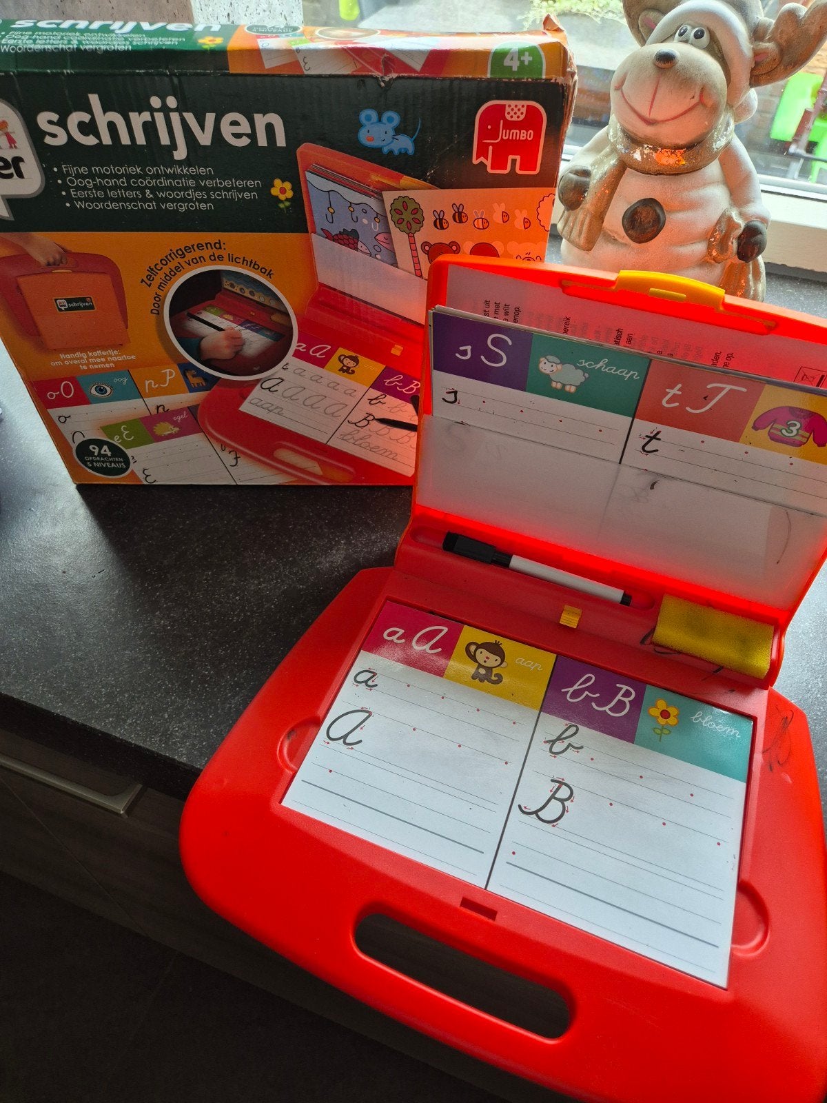 Jumbo Schrijven Lichtbak - Leer Letters & Woorden, Ophalen of Verzenden, Gebruikt, Taal en Lezen