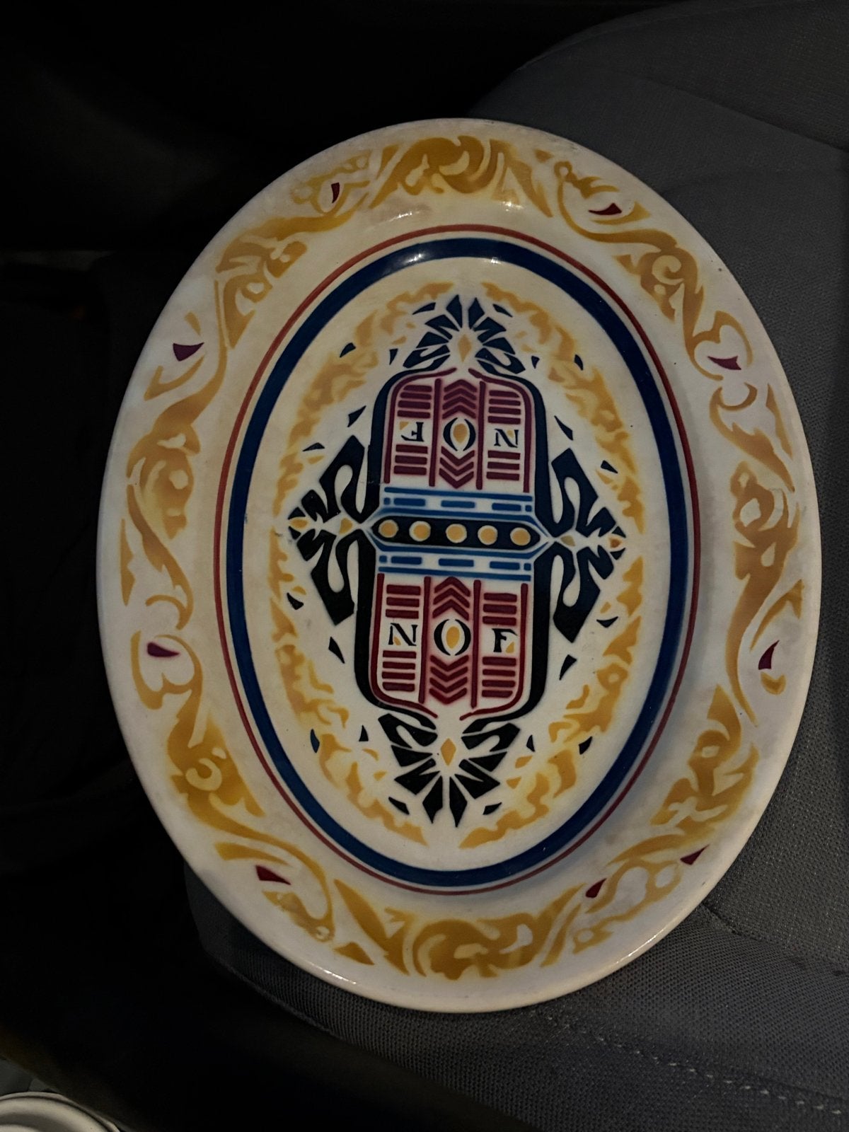 Ovaal Calvé Delft 1924 bord - Gaaf, Antiek en Kunst, Ophalen