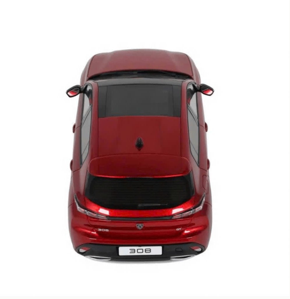 Peugeot 308 GT Rood 2022 OTTO MOBILE schaal 1/18 OT1140, Verzenden, Nieuw, Auto, OttOMobile