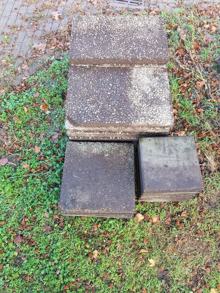 gratis stoeptegels, Ophalen, Gebruikt, Beton, Overige typen