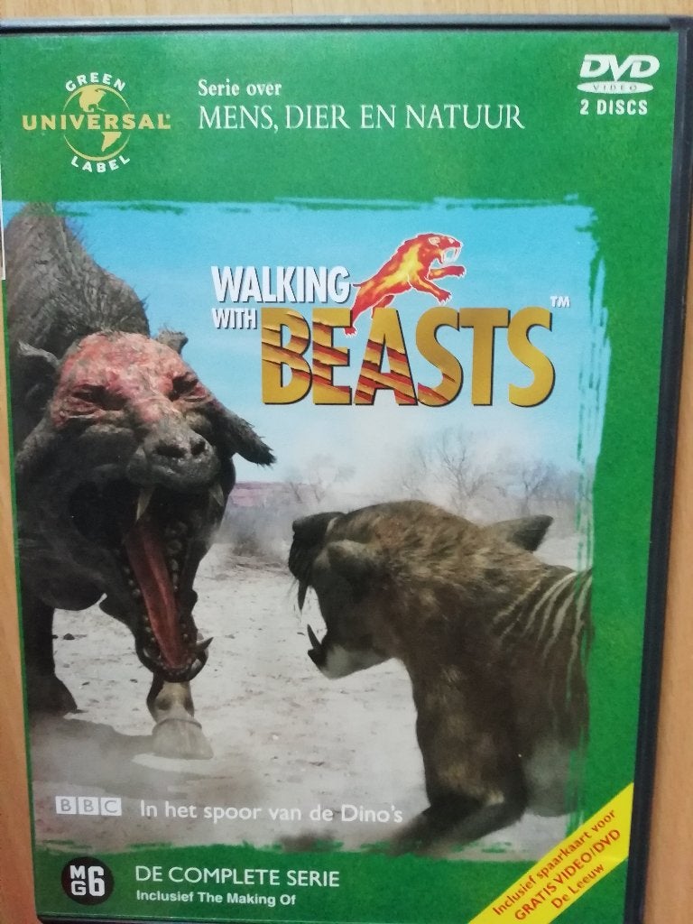 walking with the beast ( complete serie bcc ) 2 dvd's, Alle leeftijden, Ophalen of Verzenden, Zo goed als nieuw, Overige genres