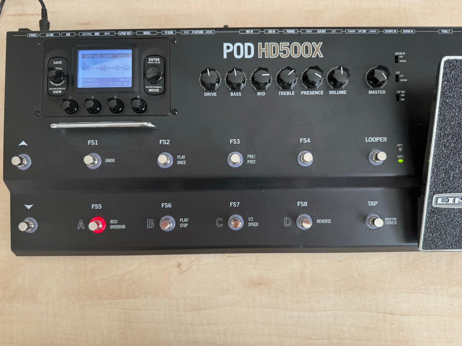 Line 6 HD500X multi effects pedal, Ophalen, Zo goed als nieuw