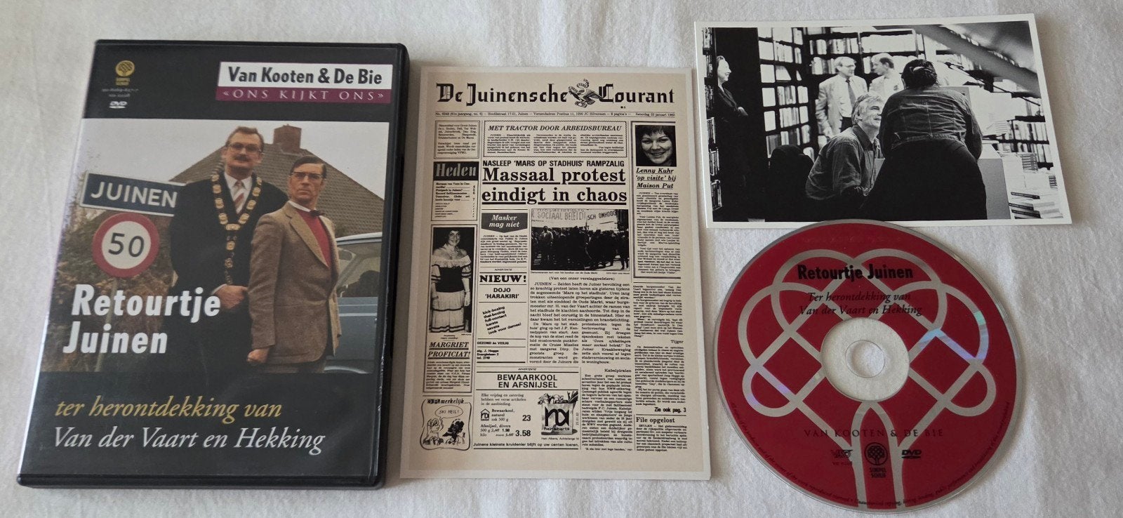 Van Kooten & De Bie Retourtje Juinen Dvd Cabaret & Sketches, Alle leeftijden, Ophalen of Verzenden, Zo goed als nieuw, Stand-up of Theatershow