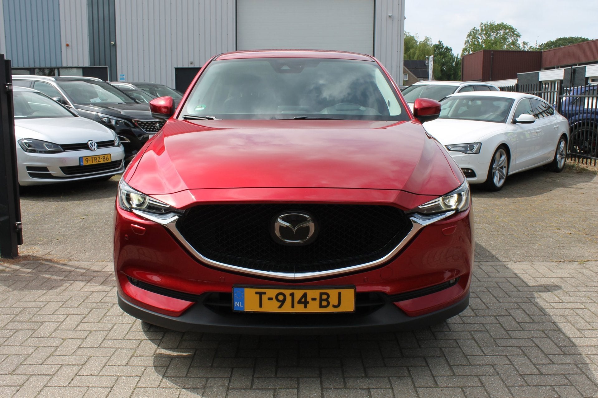 Mazda CX-5 2.5 SkyActiv-G 194 GT-M 4WD Leer Trekhaak ACC Vol, Auto's, Dealer onderhouden, Gebruikt, 4 cilinders, 2000 kg