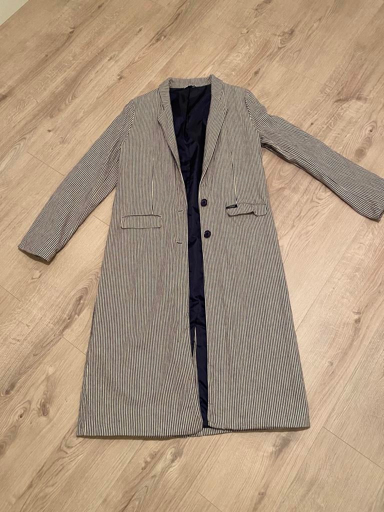 Voorjaarsjas Jas Lange Jas 10Days, Ophalen of Verzenden, Gedragen, Maat 38/40 (M), Blauw