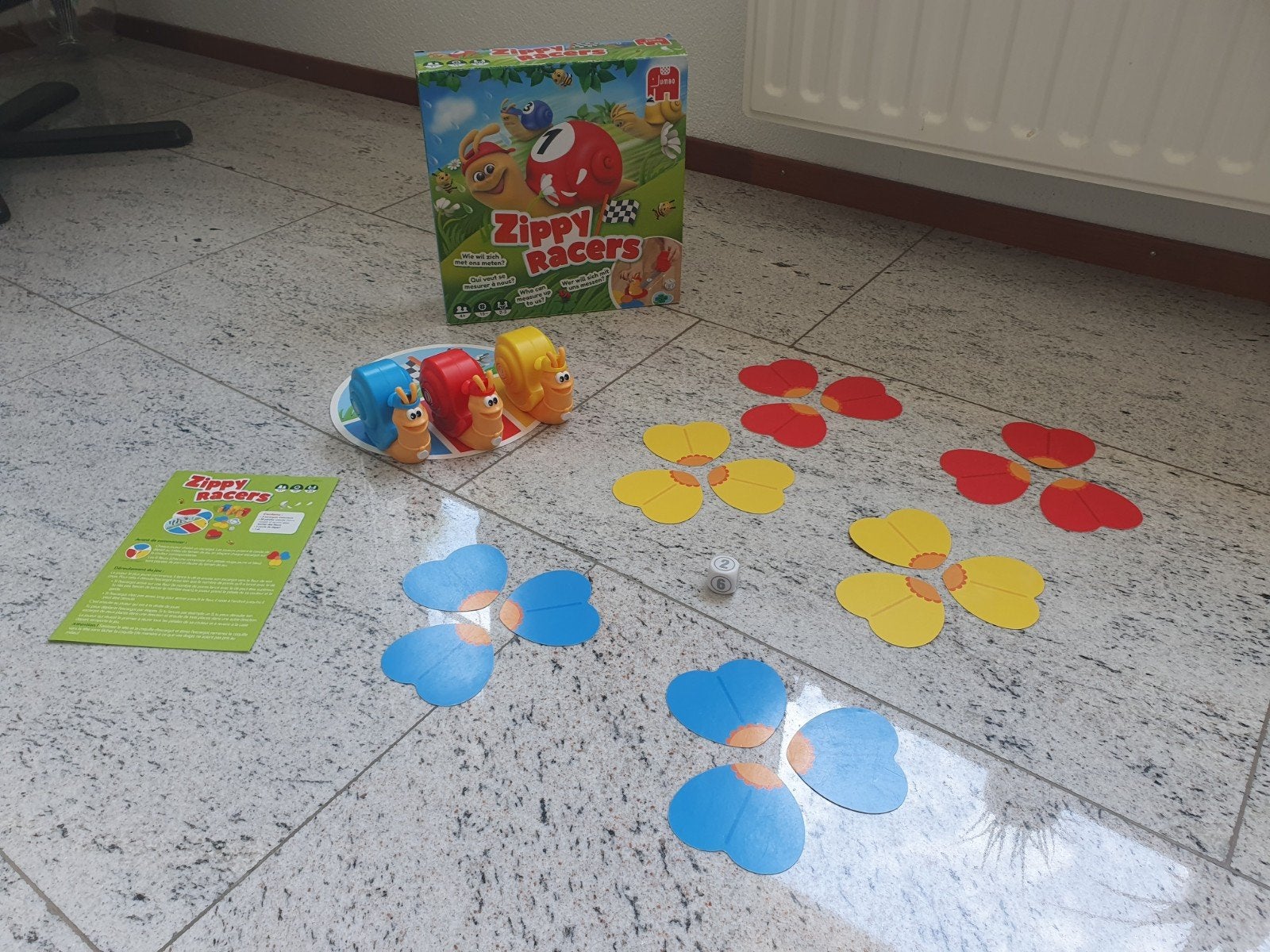 Bordspel - Zippy Racers 4+, Ophalen of Verzenden, Gebruikt
