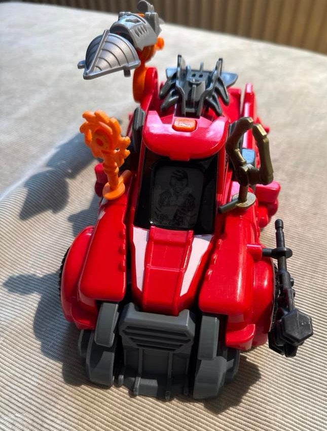 Transformer auto / Dino met geluid en beeld, Ophalen, Zo goed als nieuw