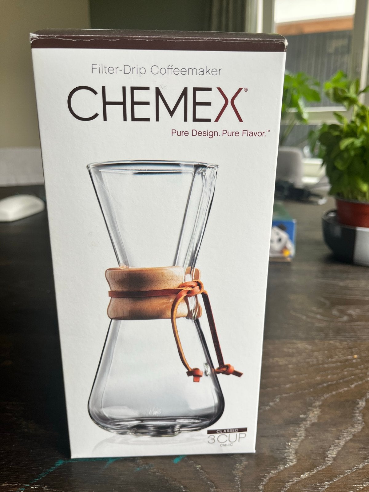 Chemex Classic 3-Cup Koffiemaker + Filters - Zo goed als nie, Ophalen, Koffiemachine, Gemalen koffie, Zo goed als nieuw