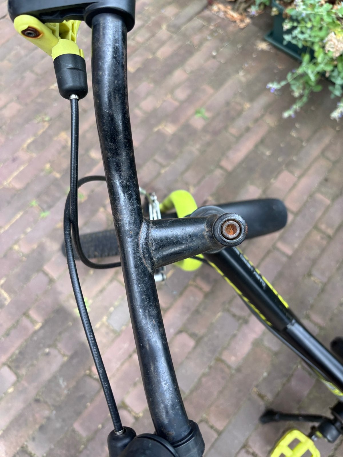 B'Twin kinderfiets 16 inch - Gebruikt, Ophalen, Gebruikt, Velgrem, 16 tot 20 inch