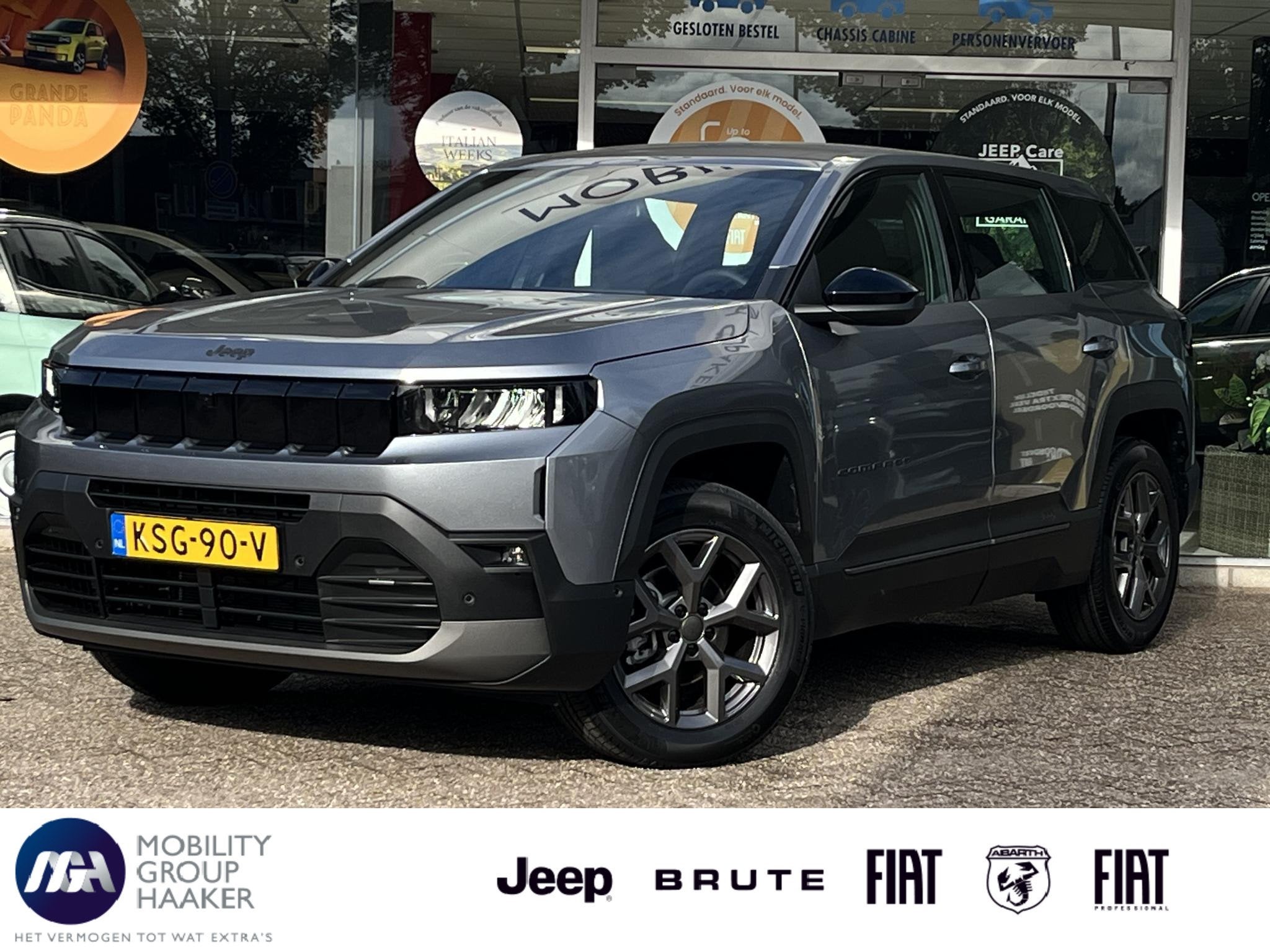 Jeep Compass 1.2 e-Hybrid Summit | Apple/Android | Adaptive, Auto's, 145 pk, Gebruikt, 1199 cc, 1535 kg