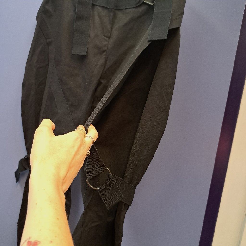 Erny van Reijmersdal hele aparte mooie zwarte broek 36 43546, ., Zwart, Ophalen of Verzenden, Zo goed als nieuw