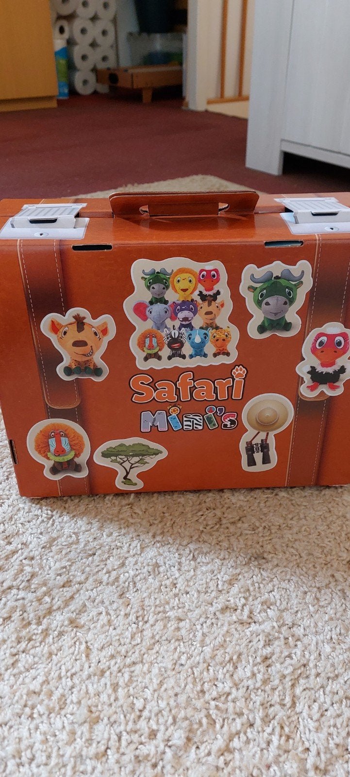 Lidl Safari Mini's knuffels en speelset, Lidl, Ophalen of Verzenden, Klein (minder dan 20 cm), Met label