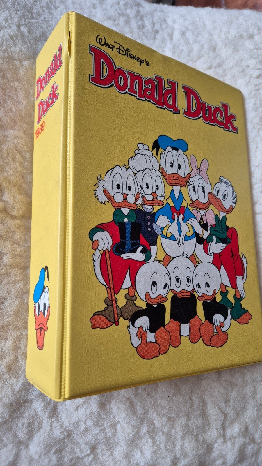 2 Donald Duck verzamelbanden 1989 en 1990 originele gele, Complete serie of reeks, Ophalen of Verzenden, Gelezen