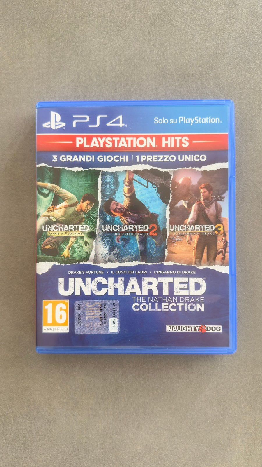 Uncharted: The Nathan Drake Collection, PS Hits, (PS4), Avontuur en Actie, 1 speler, Ophalen of Verzenden, Zo goed als nieuw