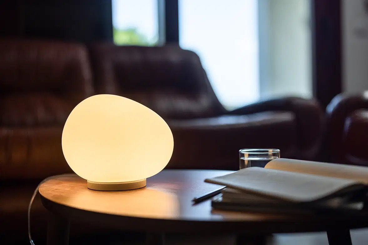 Foscarini Led Gregg midi ( medium formaat) design tafellamp, Ophalen, Zo goed als nieuw, Design