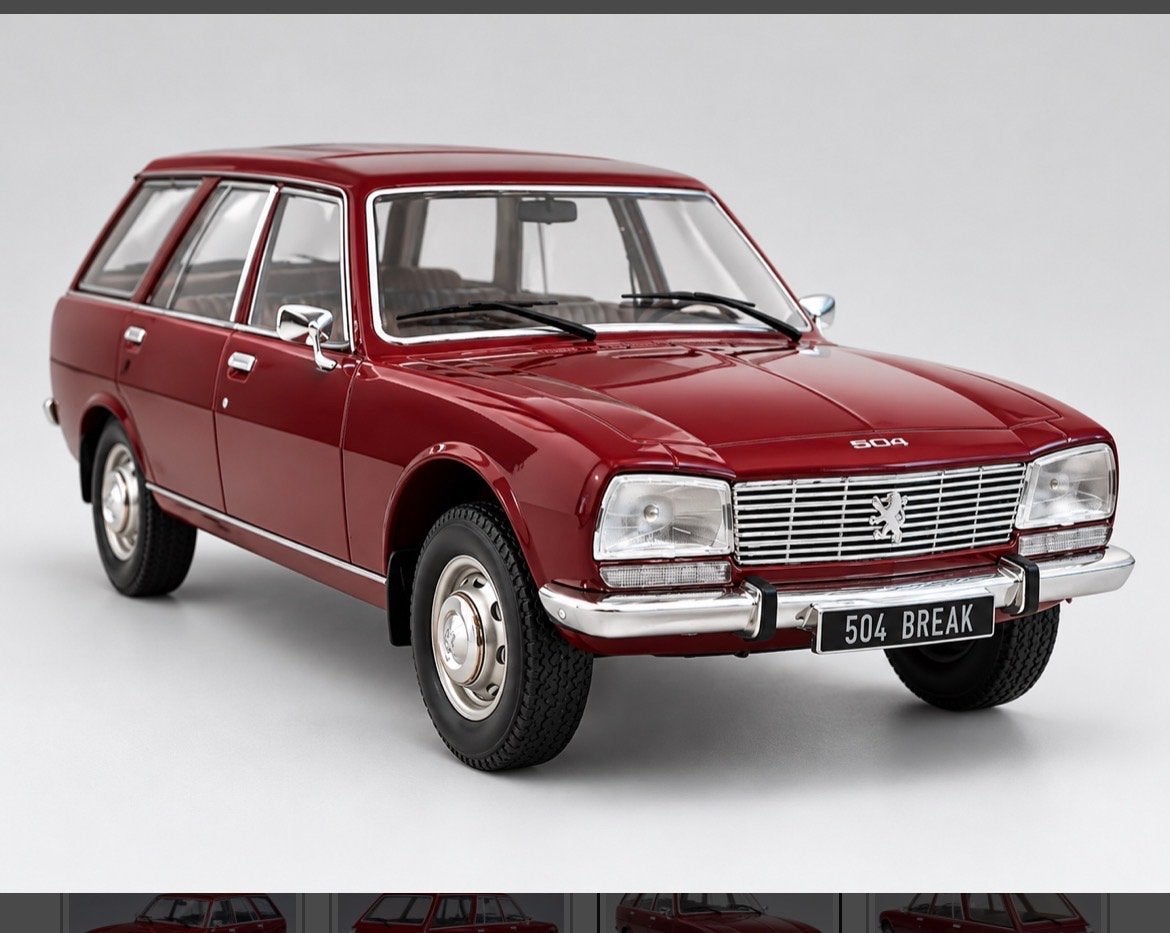 Peugeot 504 GR Break MCG 1:18 - Nieuw in doos, Ophalen of Verzenden, Nieuw, Auto, Overige merken
