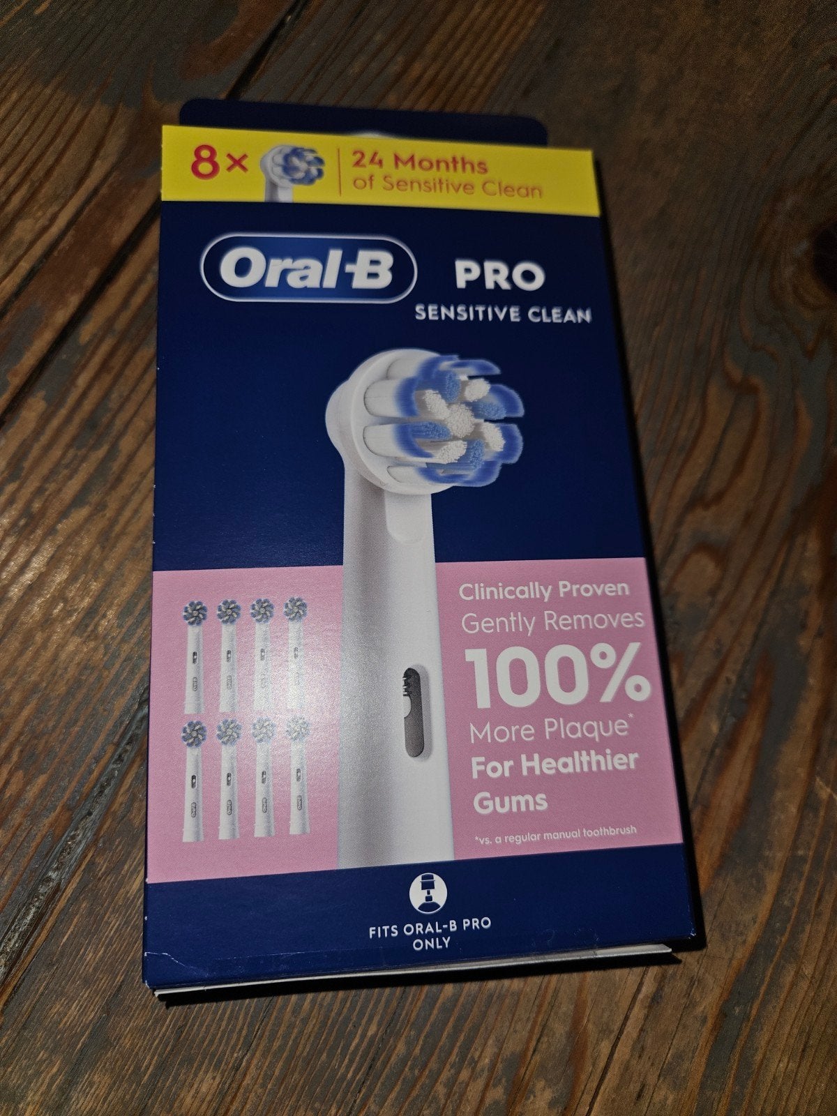 Oral b Pro opzetborstels 8x, Ophalen of Verzenden, Nieuw, Opzetborstel