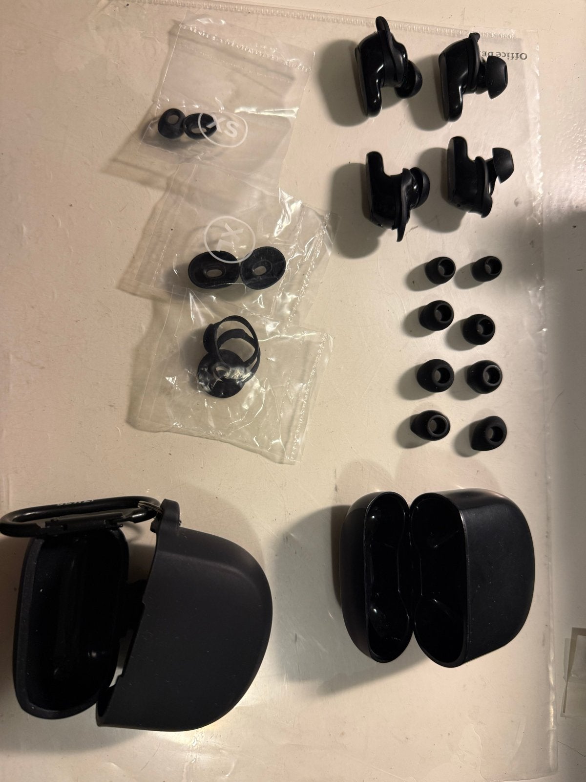 2x Bose QuietComfort Earbuds II - Zwart, In-ear, Gebruikt, Bluetooth, Ophalen of Verzenden