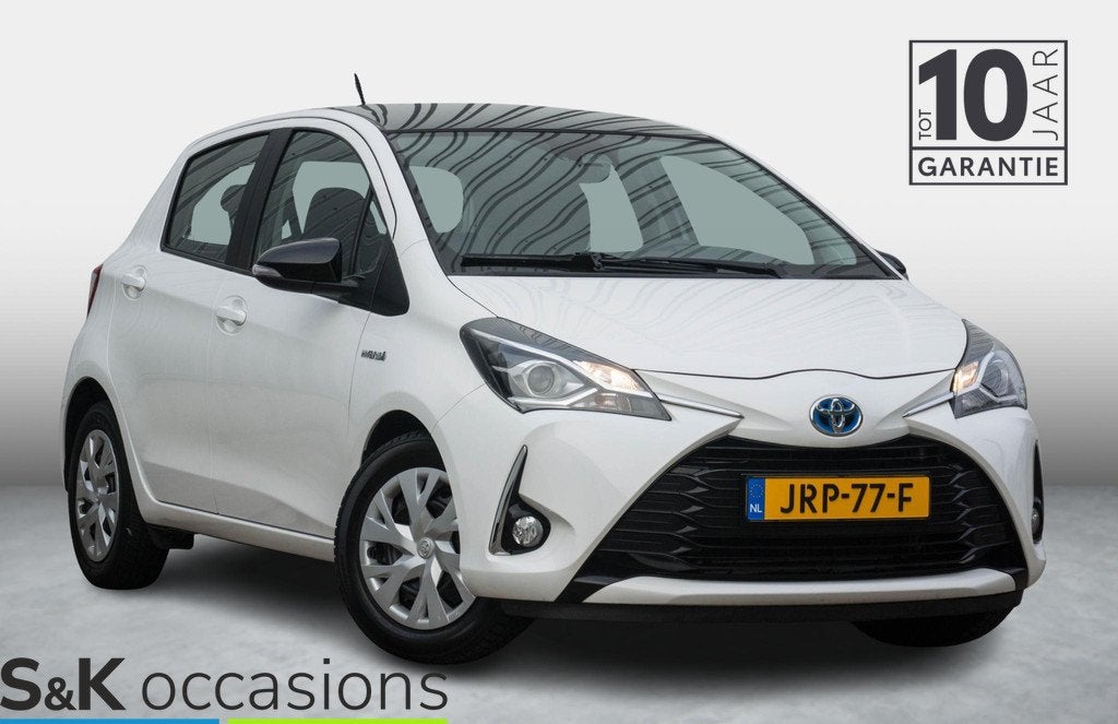 Toyota Yaris 1.5 Hybrid Black edition NAVI PDC Cruise, Auto's, Toyota, Bedrijf, Te koop, Yaris, ABS, Achteruitrijcamera, Airbags