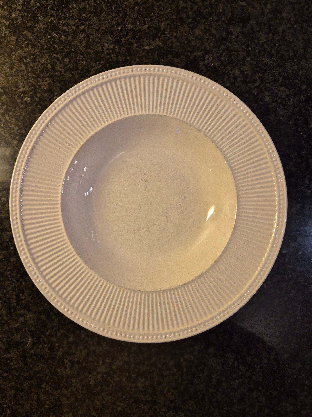 Wedgwood Windsor diep bord 6x, Ophalen, Klassiek, Zo goed als nieuw, Bord(en)