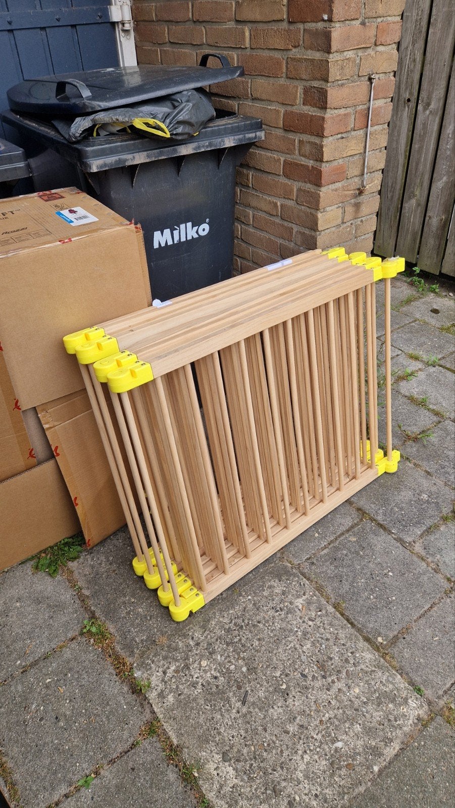 Grondbox, Ophalen, Gebruikt