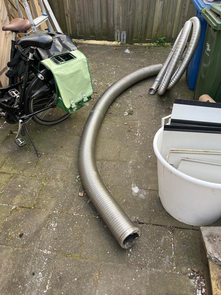 3m Flexibele RVS Rookafvoer 150 mm, Ophalen, Gebruikt, Overige typen