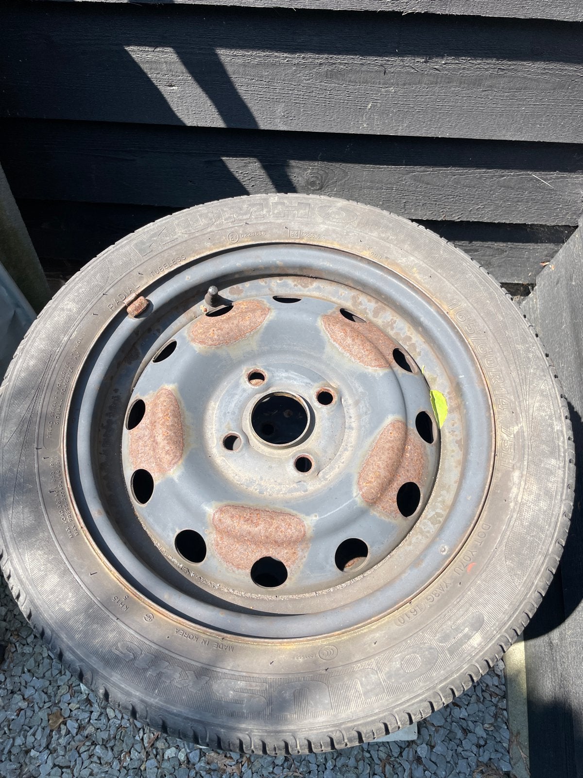 Gratis af te halen velgen met banden., Auto-onderdelen, Banden en Velgen, Ophalen, 14 inch, Gebruikt, Banden en Velgen