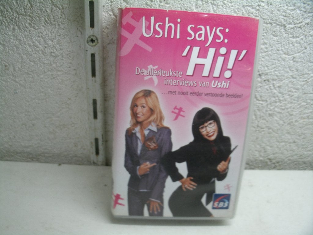 vhs 207b ushi says hi, Alle leeftijden, Ophalen of Verzenden, Gebruikt