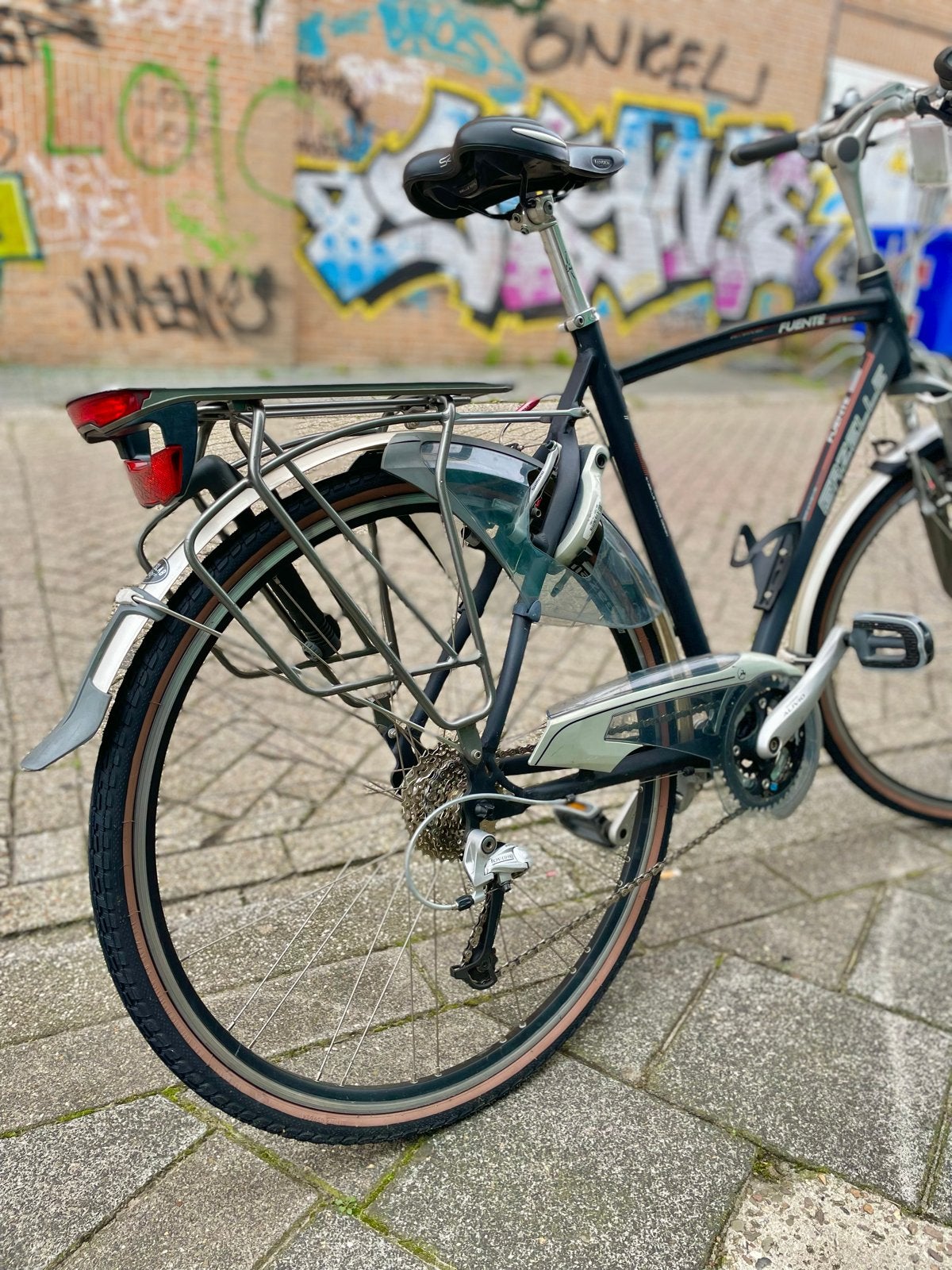 Gazelle Fuente Xtra - Aluminium, 3x8 derailleur, V-brakes, Ophalen, Gebruikt