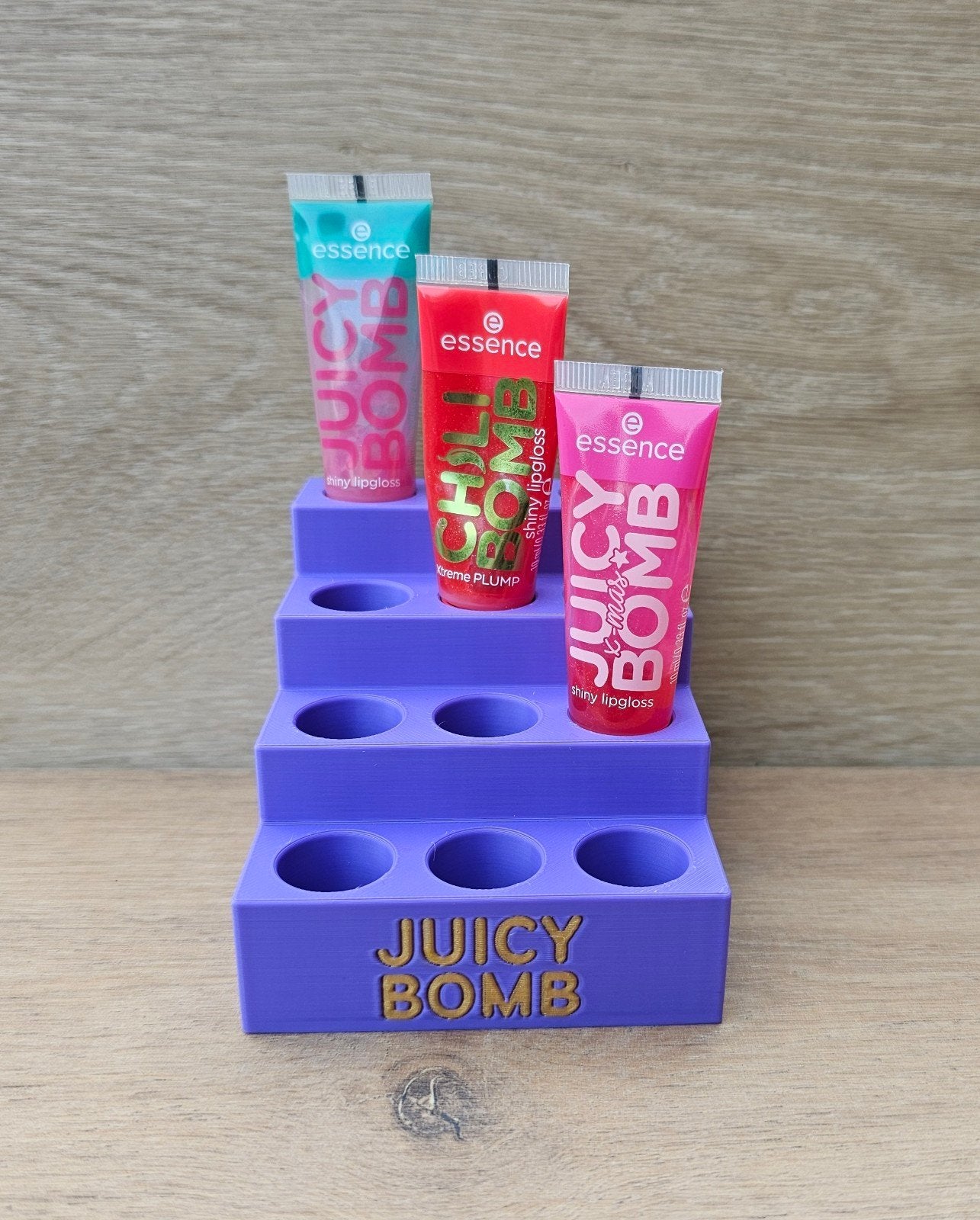 Juicy Bomb houder 3D geprint paars-goud, Lippen, Paars, Nieuw, Ophalen of Verzenden