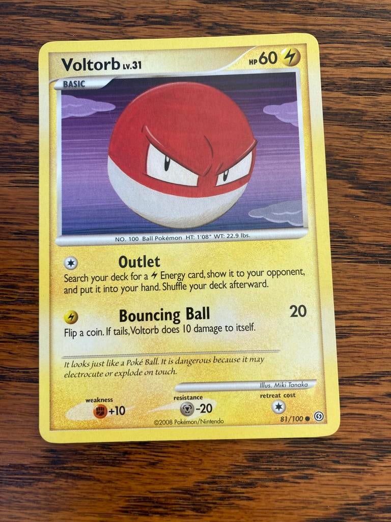 Voltorb 81/10 Stormfront, Ophalen of Verzenden, Zo goed als nieuw