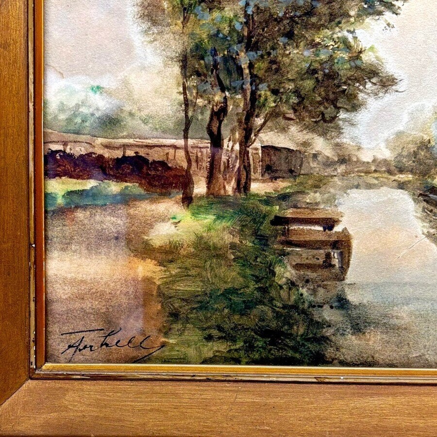 Adriaan (Christiaan Willem) Terhell (1863-1949) - knotwilgen, Antiek en Kunst, Ophalen of Verzenden