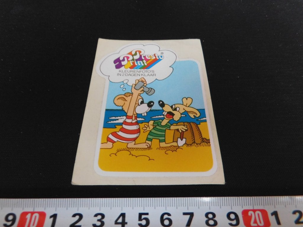 sticker strip PRESTO PRINT kleurenfoto's in 2 dagen klaar, Ophalen, Zo goed als nieuw