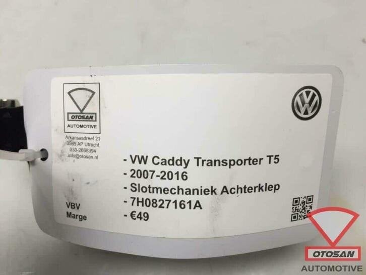 vw transporter t5 07 16 slotmechaniek achterklep 7h0827161a, Gebruikt, Volkswagen, Volkswagen AG, Berliner Ring 2
38440  Wolfsburg, DE