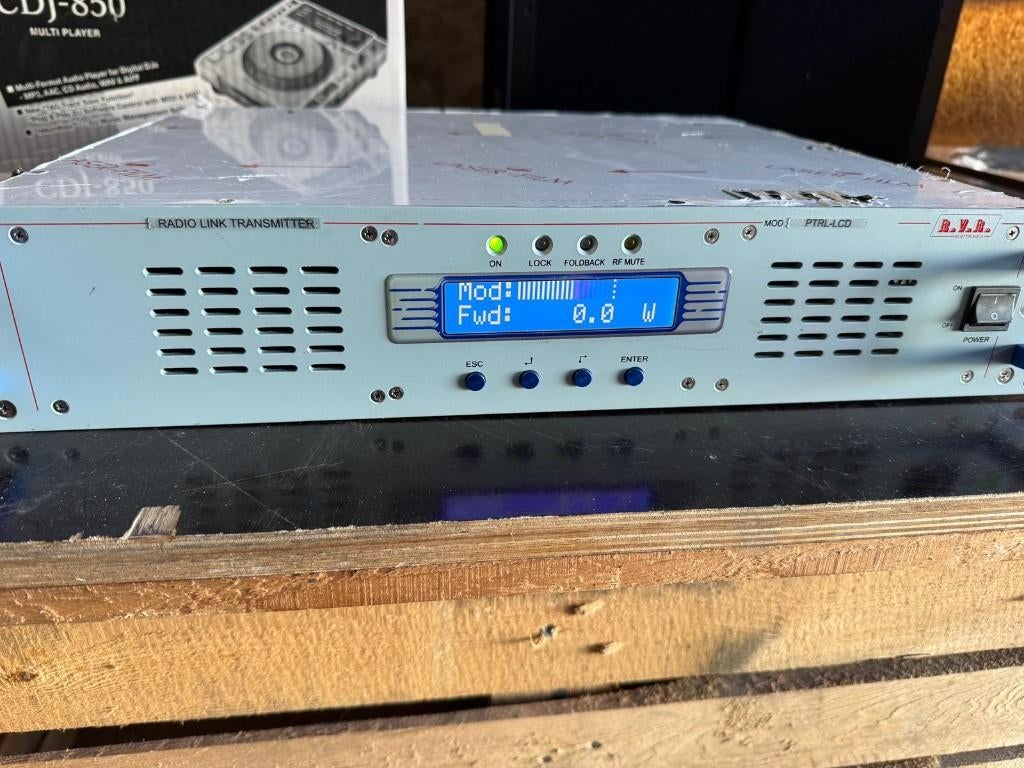 RVR PTRL straalzenderset 200 MHz 20 Watt, Telecommunicatie, Zenders en Ontvangers, Ophalen of Verzenden, Zo goed als nieuw, Zender en Ontvanger
