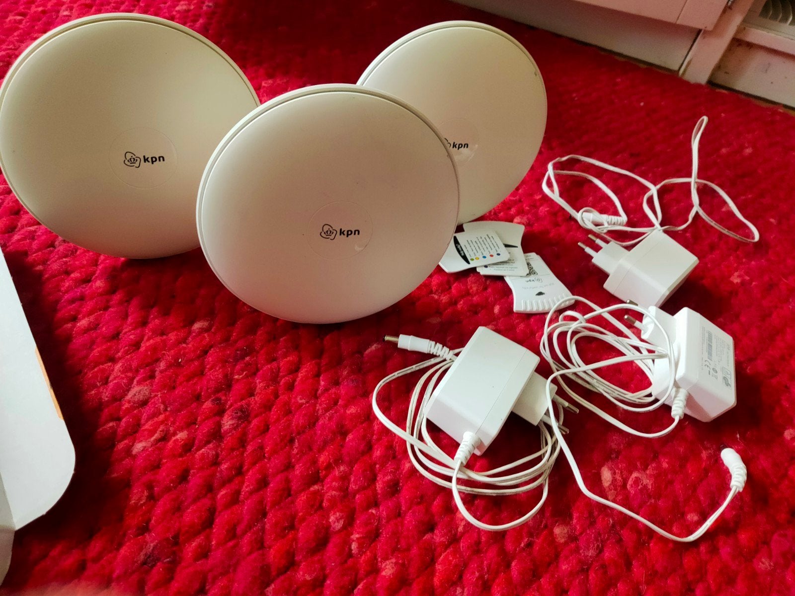 KPN SuperWifi punten (3 stuks) met adapters, Ophalen of Verzenden, Gebruikt, KPN
