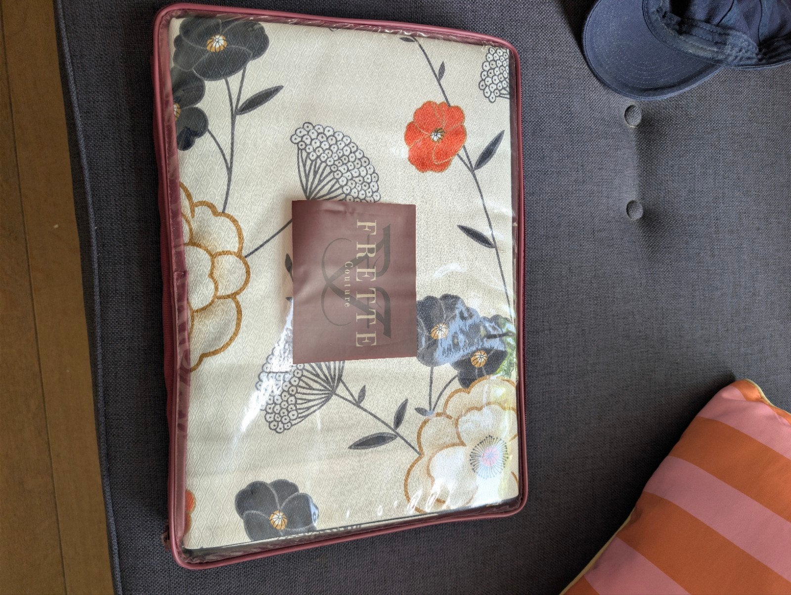 Frette Queen Dekbedovertrek - Nieuw in verpakking, Ophalen, Beige, Dekbedovertrek, Nieuw