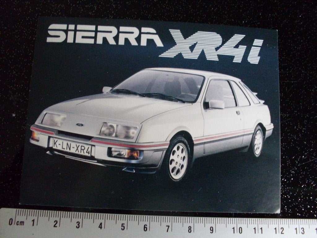 sticker sierra XR4I vintage car, Verzenden, Zo goed als nieuw, Auto of Motor