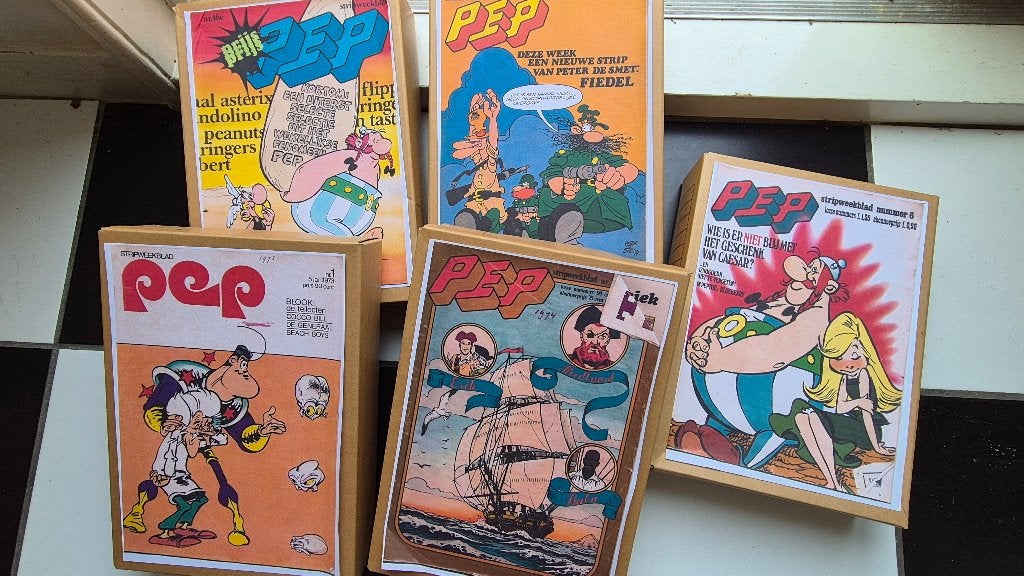 Weekblad Pep - halfjaargang, Gelezen, Complete serie of reeks, Diverse auteurs, Ophalen of Verzenden
