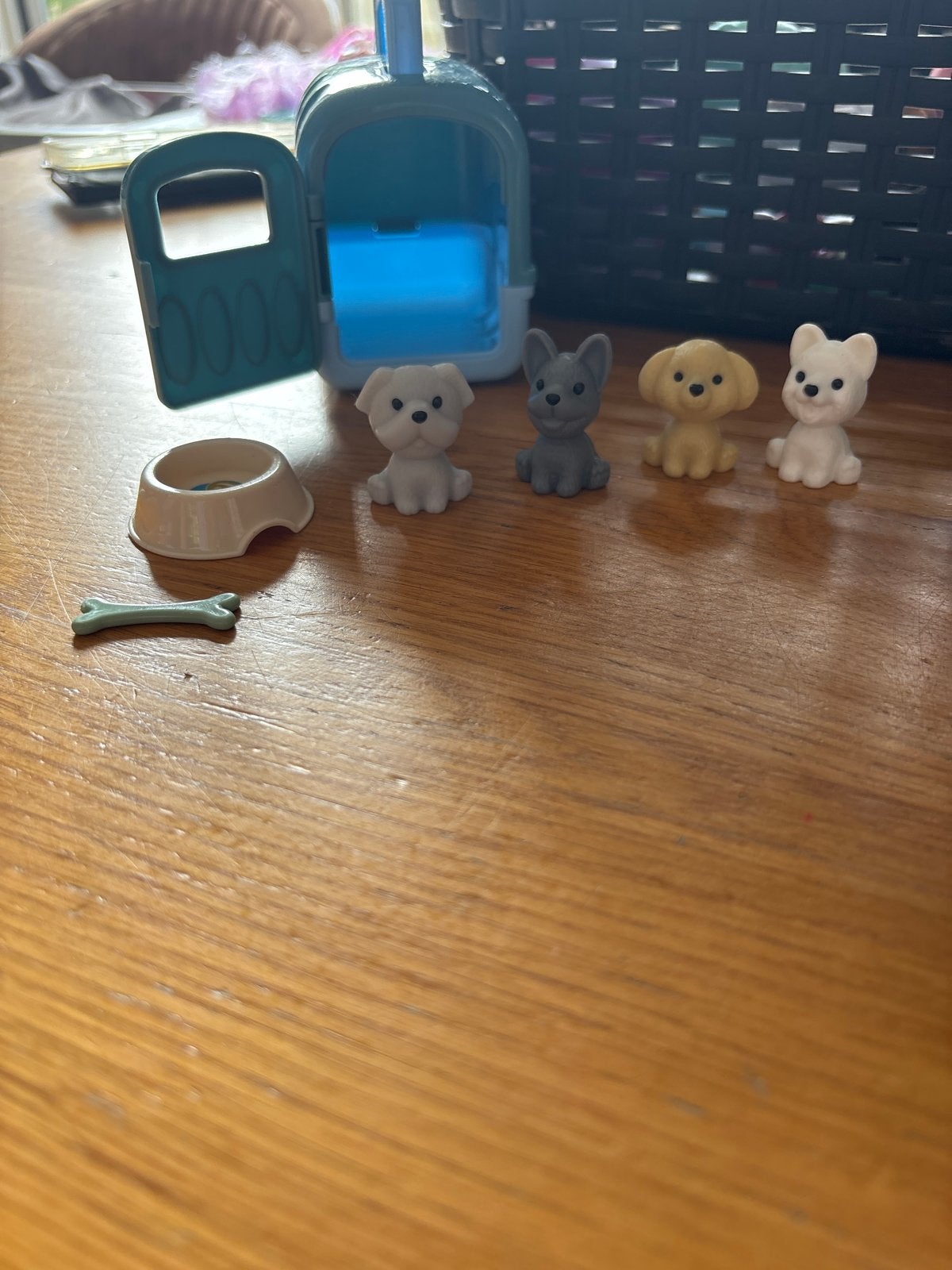 Leuke speelset met hondjes en reismand, Ophalen of Verzenden, Gebruikt, Jongen of Meisje
