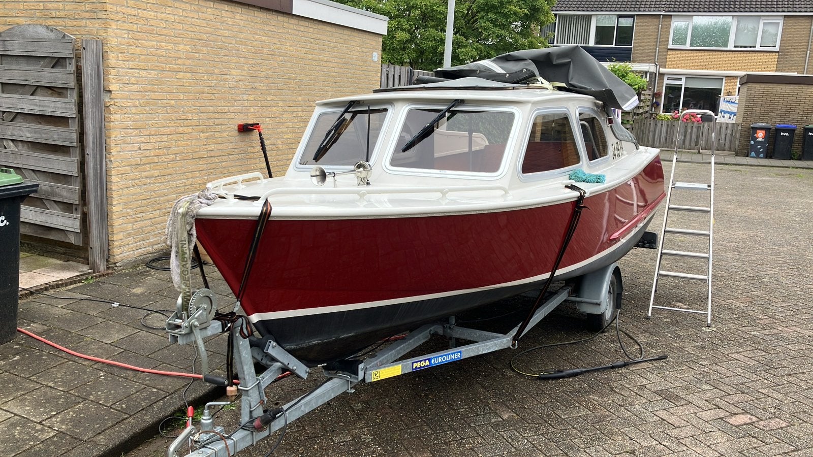 Verhoef Flowerland 530 - Prachtig staat, Watersport en Boten, Ophalen, Gebruikt, Aluminium, Geen motor