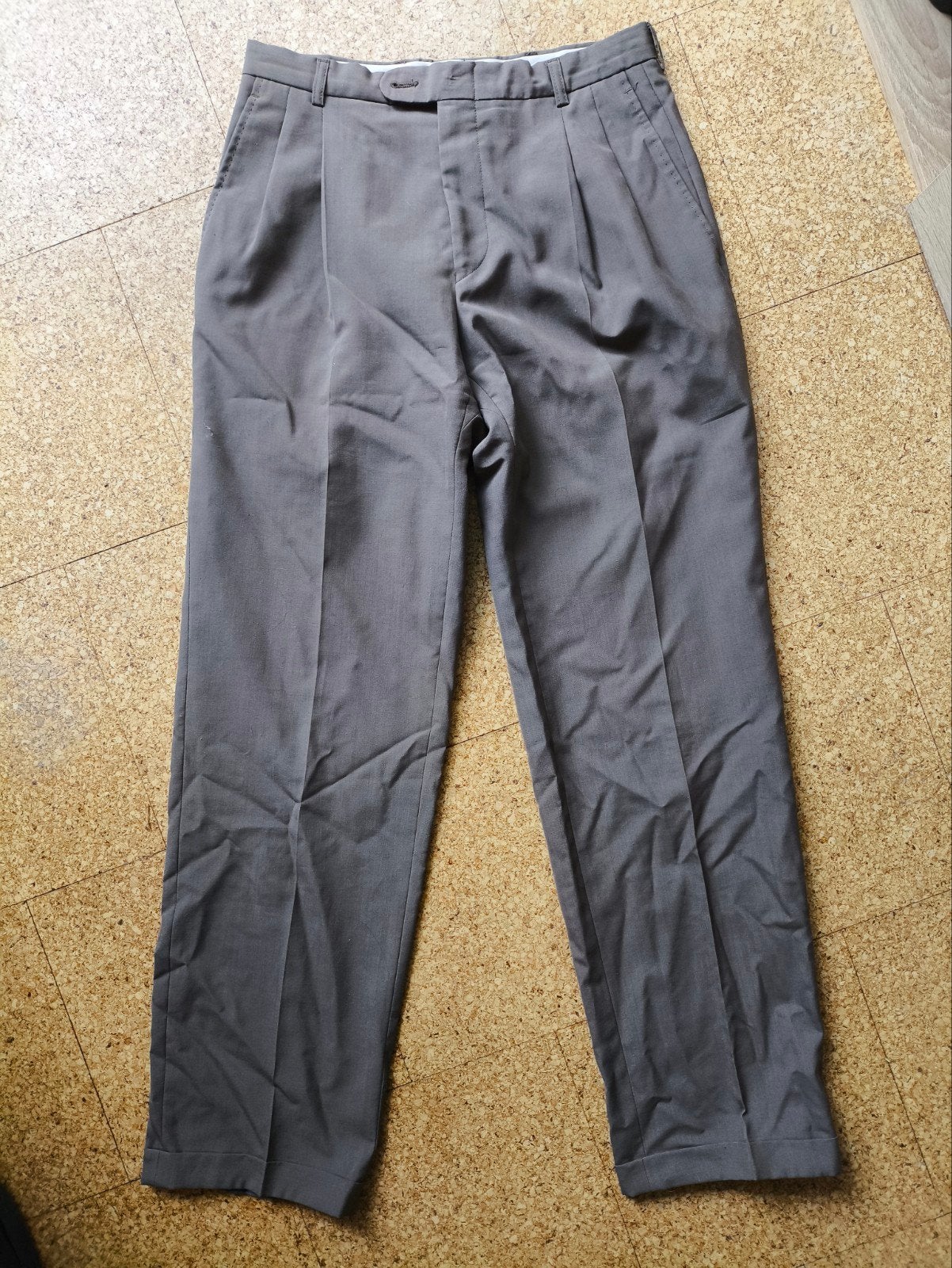 Van Gils heren pantalon - Grijs - Maat 48/50 (M/L), Kleding | Heren, Maat 48/50 (M), Zo goed als nieuw, Grijs, Van Gils