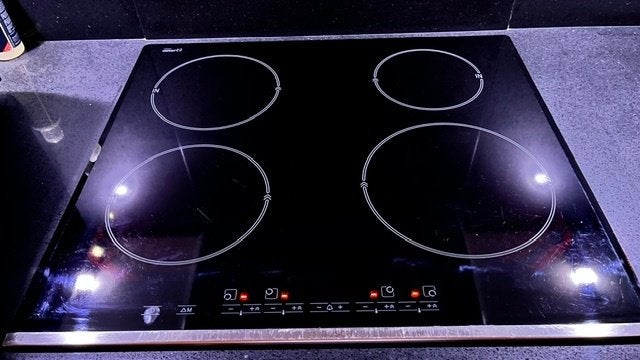 Bosch Inductieplaat, Witgoed en Apparatuur, Kookplaten, Ophalen, Gebruikt, 4 kookzones, Inductie